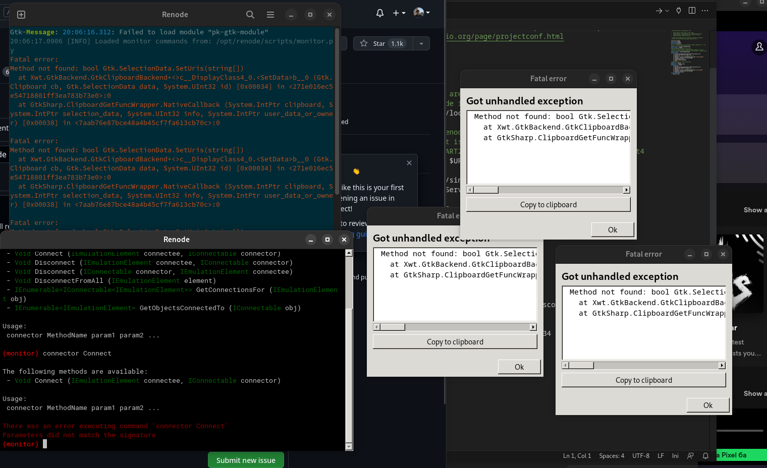 Issues installing and running renode in Fedora 38 · Issue #459 · renode ...