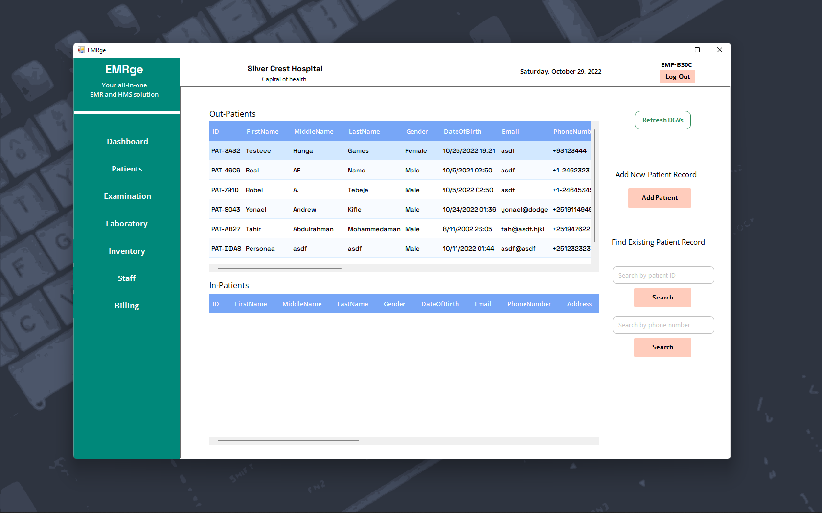 Hms Emr GitHub - yoniT02/EMRge: Your all-in-one EMR and HMS solution