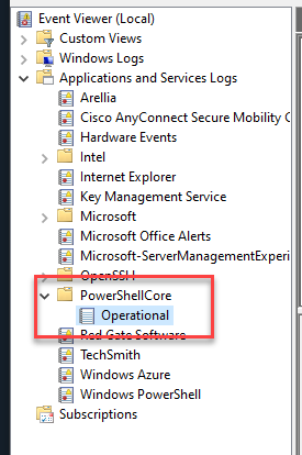 Operations log for Windows Event Logging · Issue #12044 · PowerShell ...