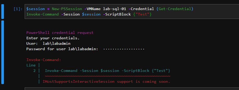  PowerShell Can No Longer Use Invoke Command With PSSessions Issue 260 Dotnet interactive 