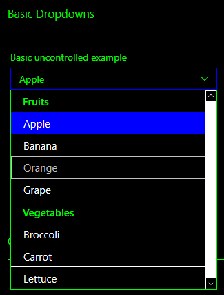 Dropdown renders a scrollbar in high contrast mode · Issue #8745 ...