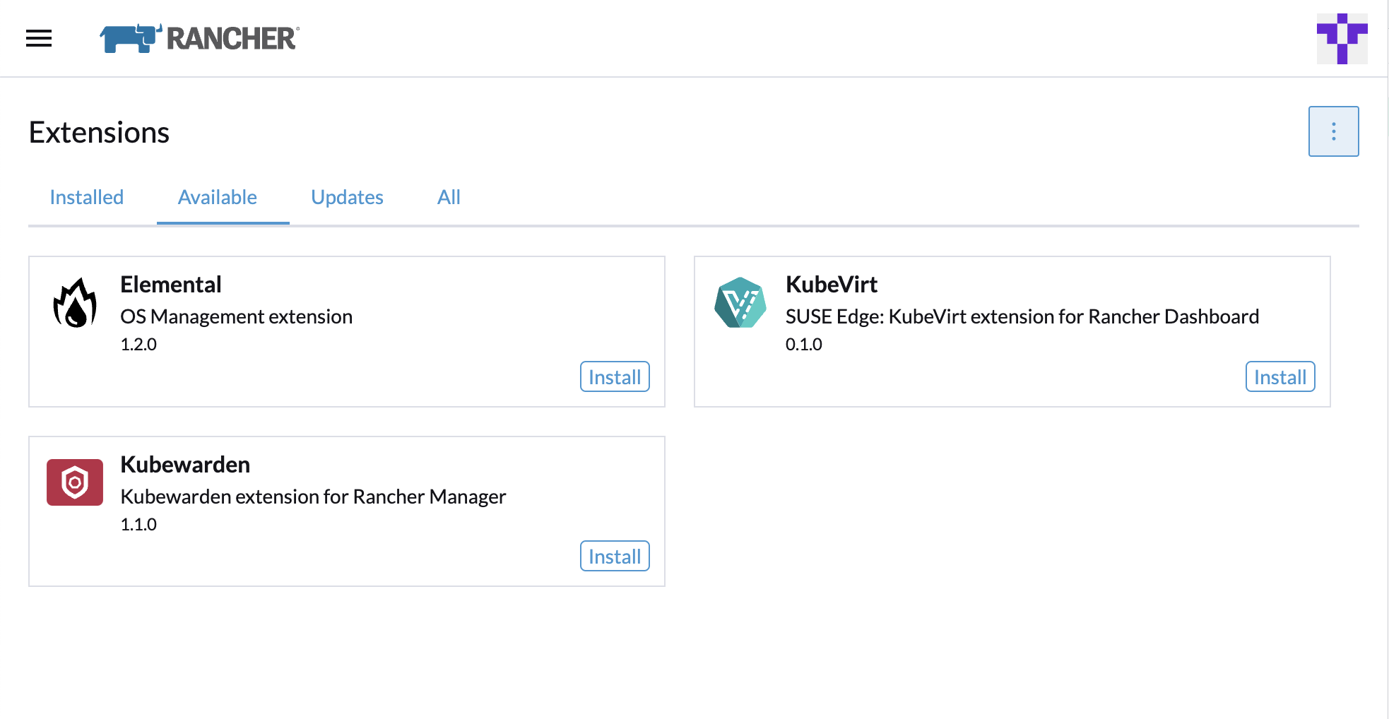 Extension Helm charts are incorrectly filtered when using displayname
