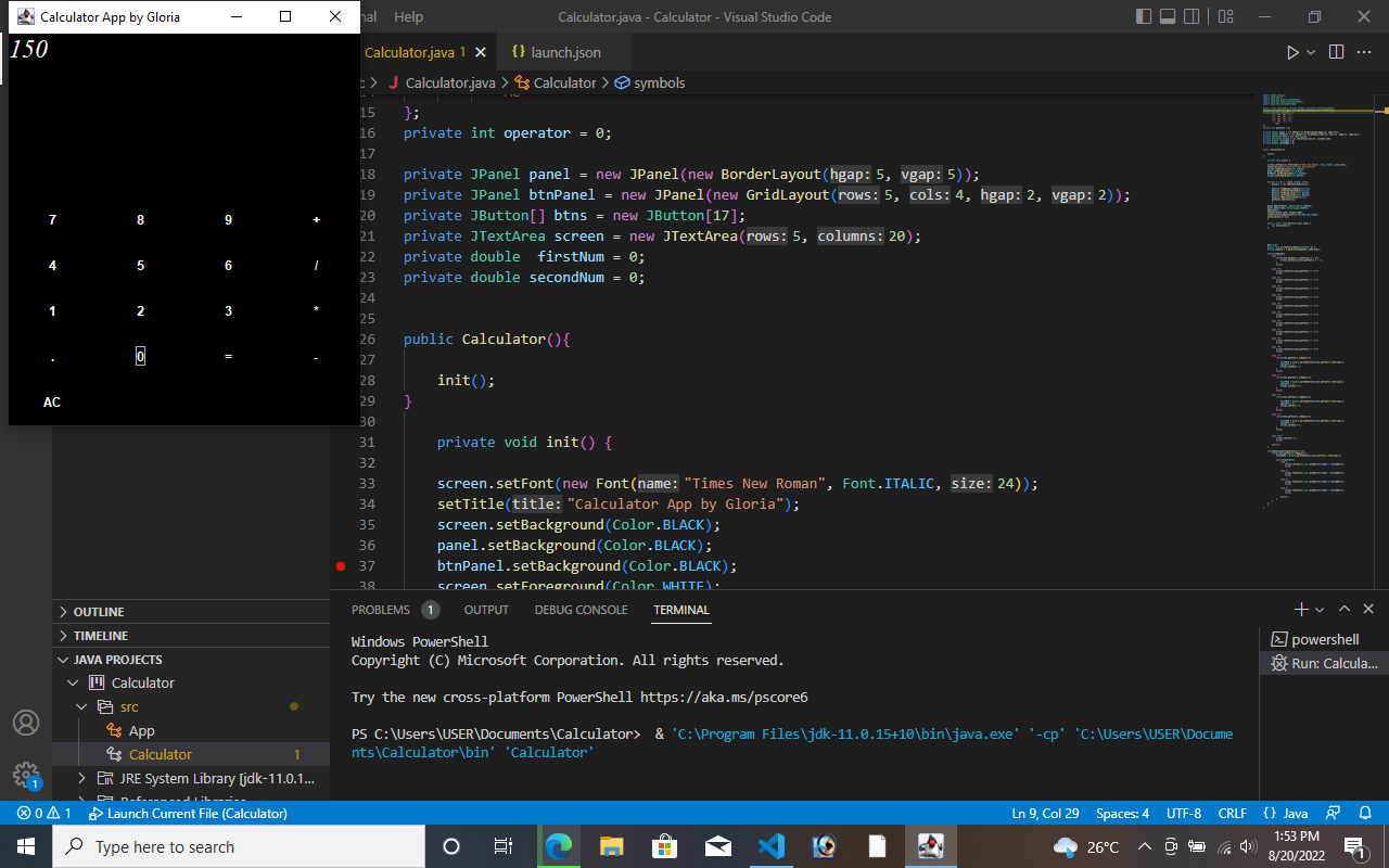 GitHub - gloria2807/Simple-Calculator