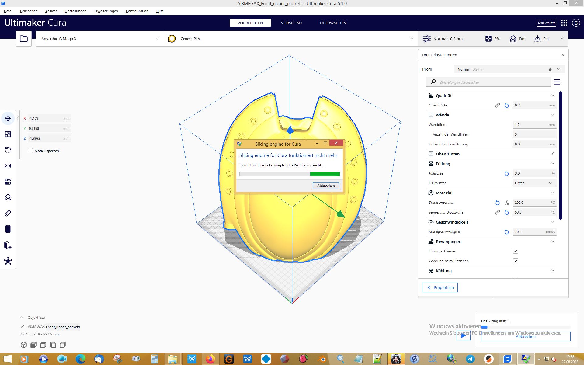 crash · Issue #13139 · Ultimaker/Cura · GitHub