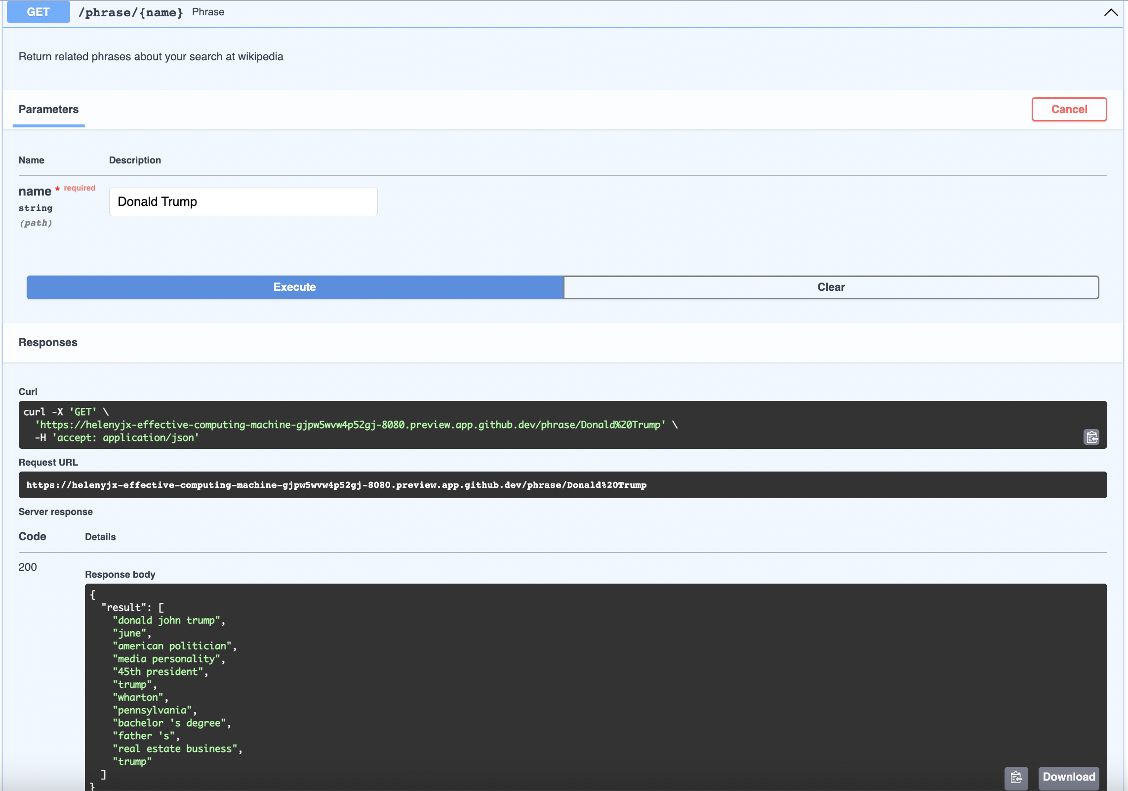 GitHub - nogibjj/Project-4-API-AWS-Jiaxin-Ying