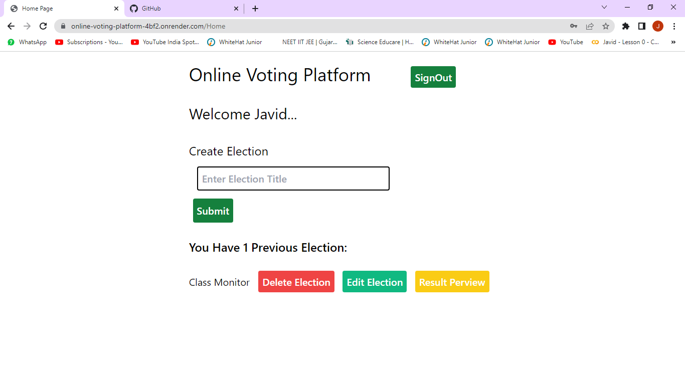 GitHub - JavidSumra/Online-Voting-System