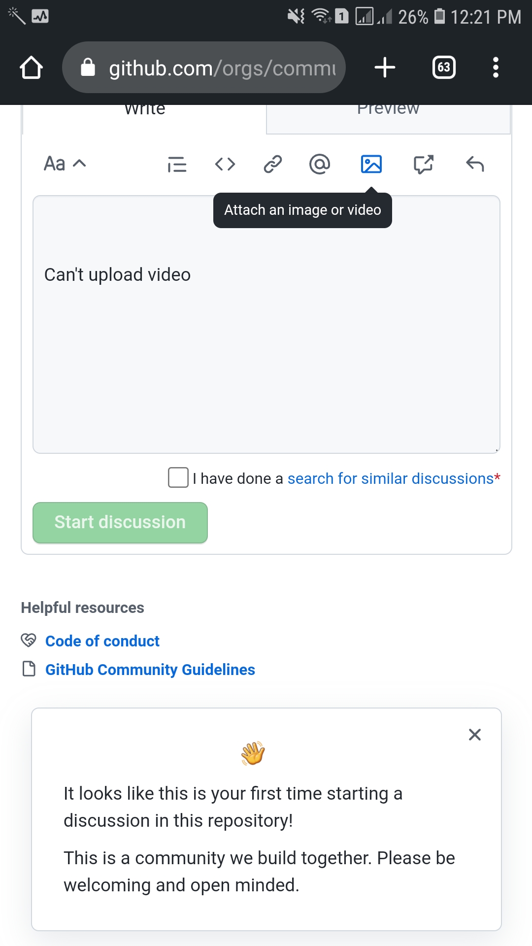 how to upload video · community · Discussion #32276 · GitHub