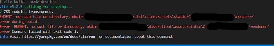 production build fails with latest version · Issue #763 · vikejs/vike ...