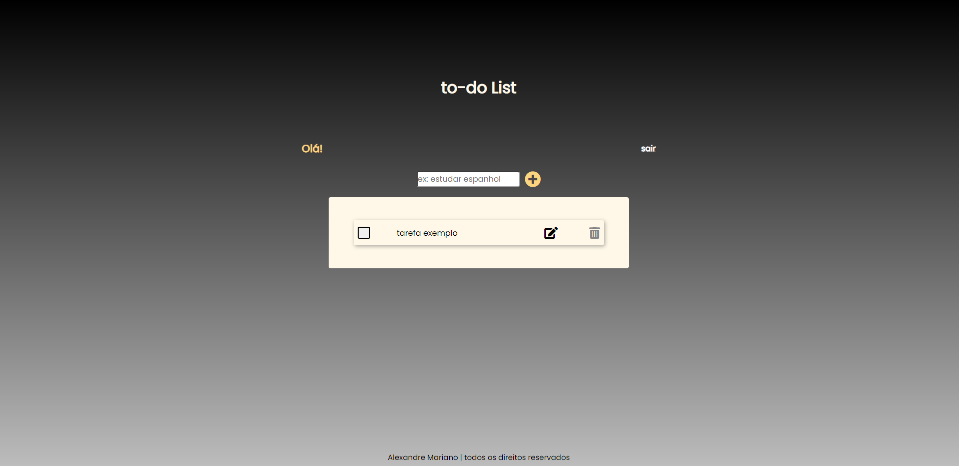 GitHub - alexandreSouza31/to-do-list
