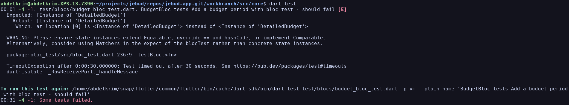 fix: Test times out after 30 seconds · Issue #3754 · felangel/bloc · GitHub