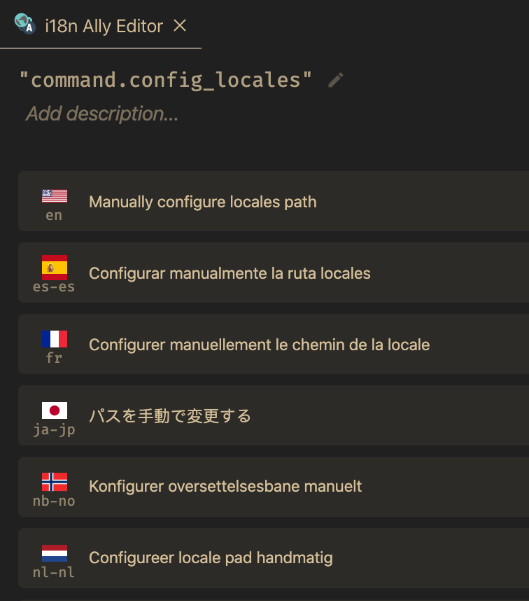Editor UI Screen Not Working Issue 363 Lokalise i18n ally GitHub