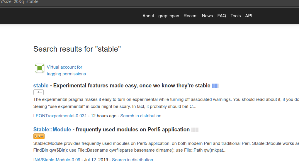Screenshot showing the cut off username