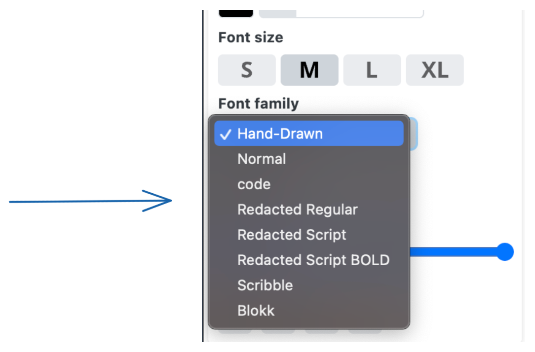 font-dropdown