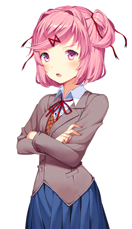 Natsuki sprites having crossed arms[ ART REQUEST ] - · Issue #401 ...