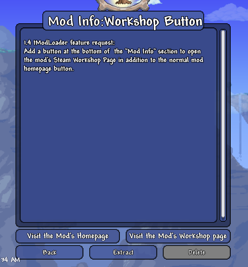 [1.4] Visit Workshop Button in the Mod Info Section · Issue #1727 ...