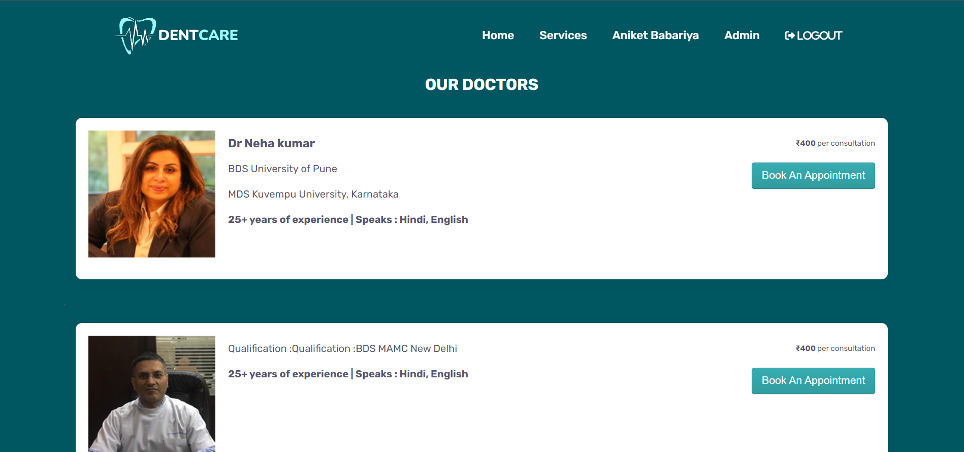 GitHub - Amanmandal-M/Dental-Booking-Appointment-System: This is a ...