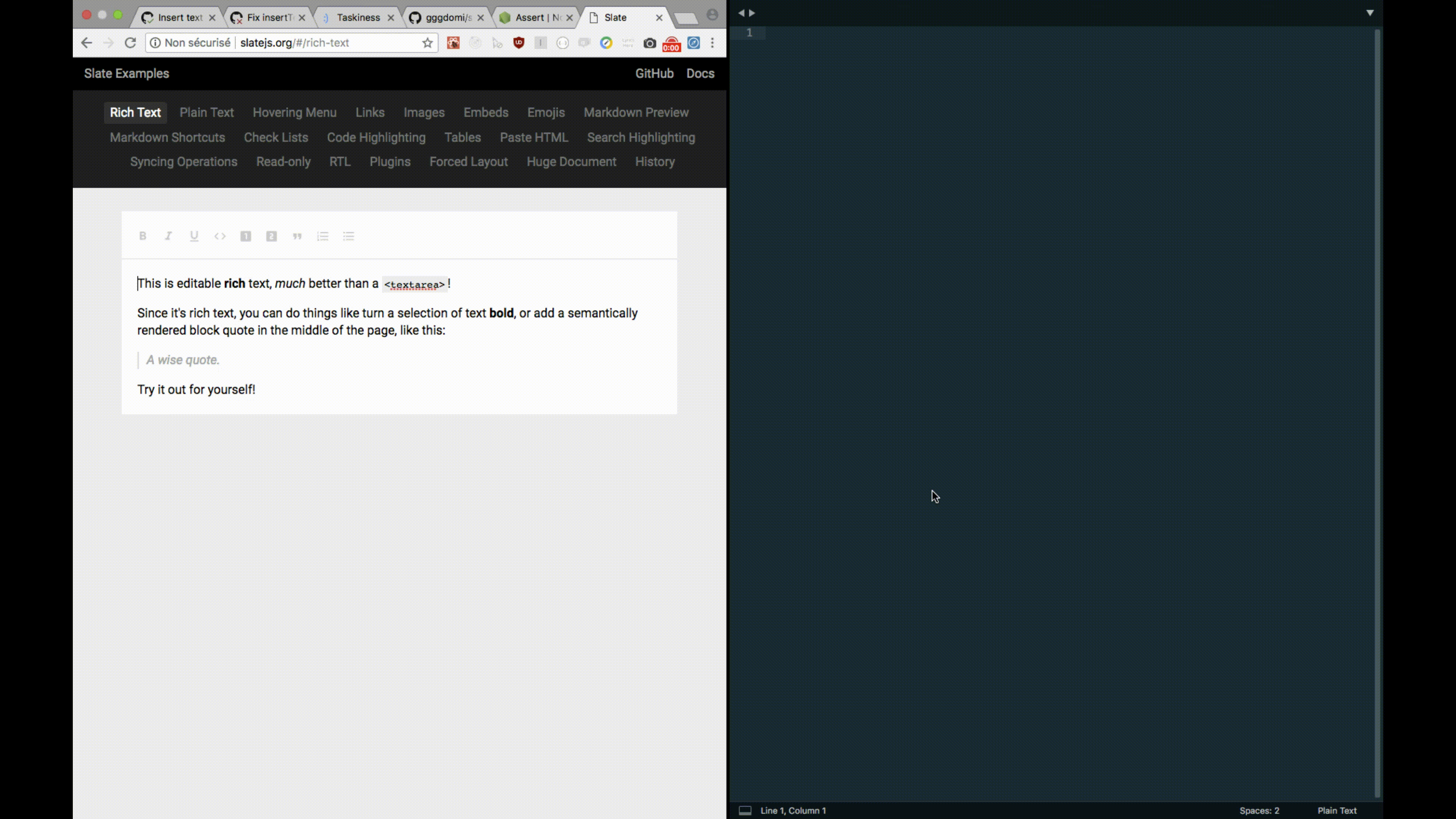 Copy paste introduces zerowidth spaces for empty blocks · Issue 1877