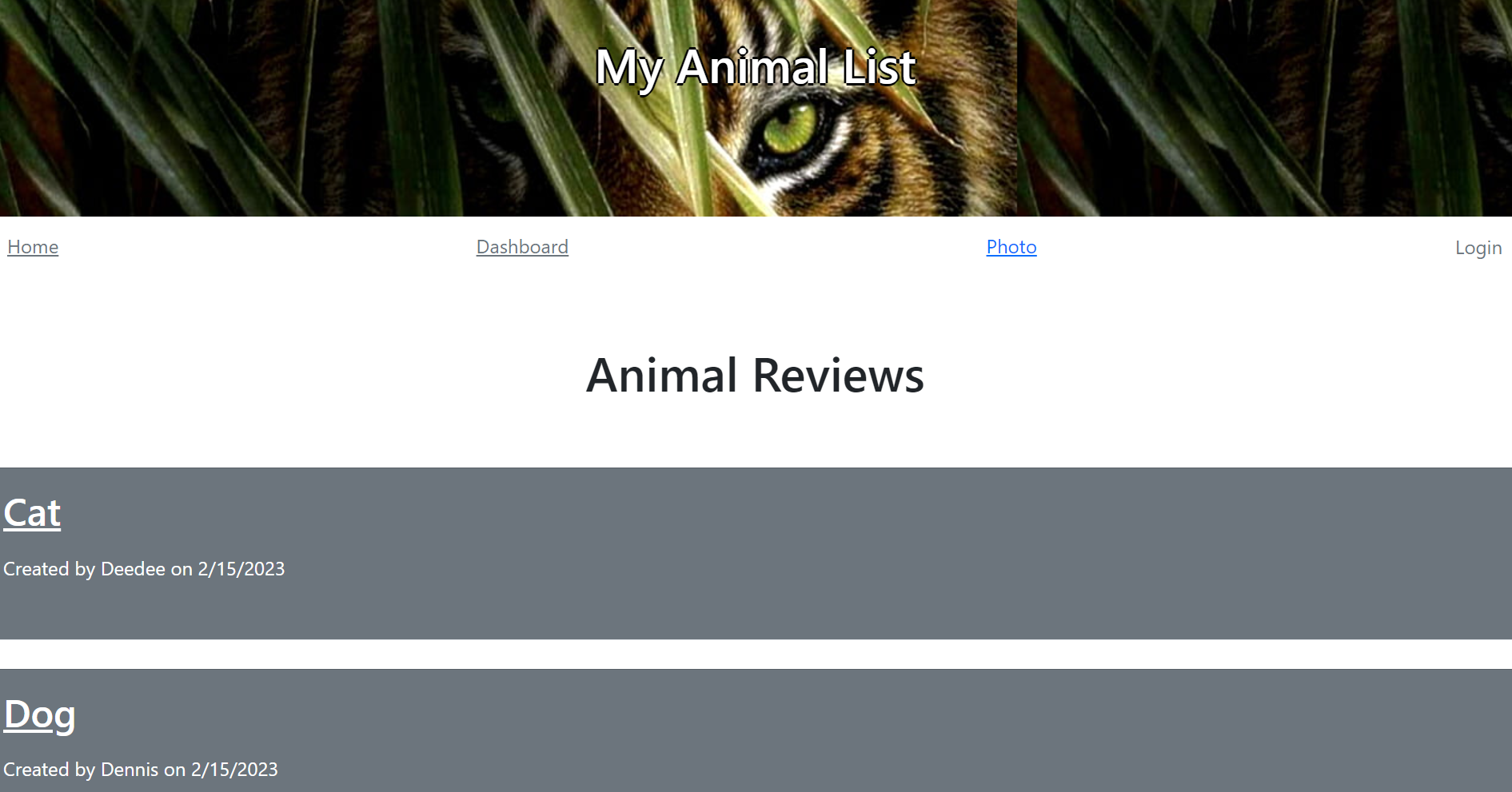 GitHub - salenaoneill/my-animal-list · GitHub