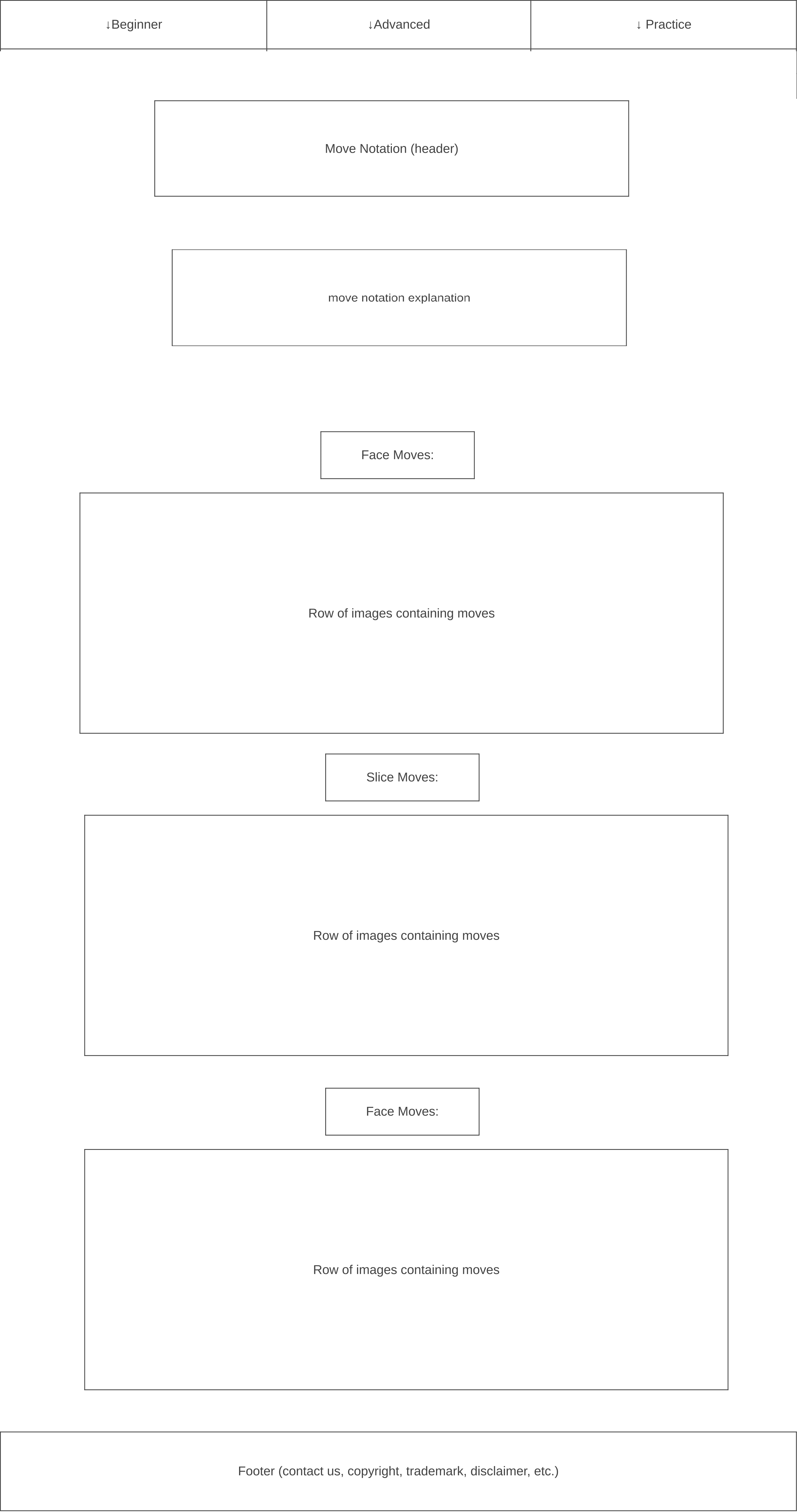 Notation Wireframe