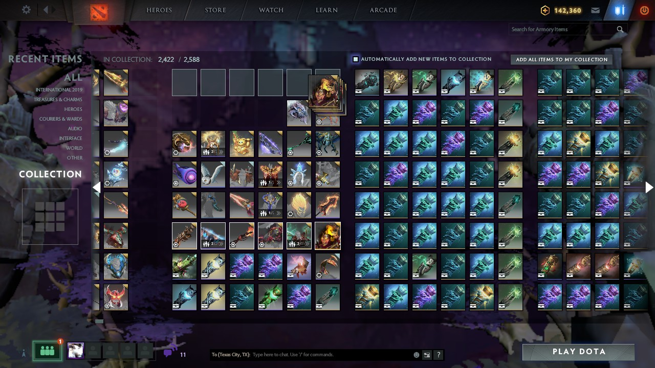 Please bring back Collections in Dota 2 armory · Issue #13610 ...