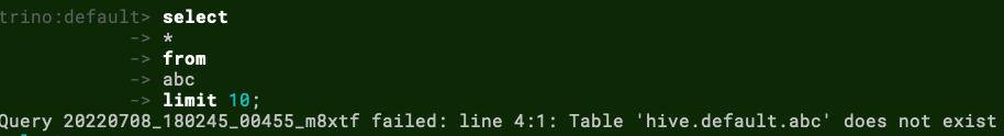 Incorrect line number in SQL error message · Issue #13146 · trinodb ...