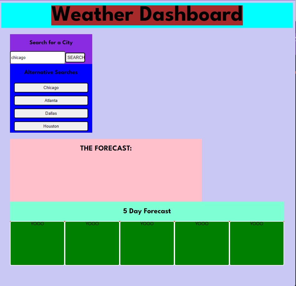 GitHub - Khiaotic/A-Khiaotic-WeatherDashboard