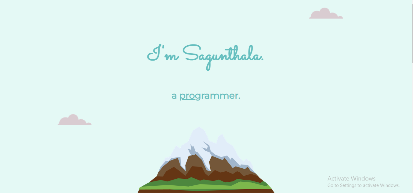 Github Sagunthalam My Site