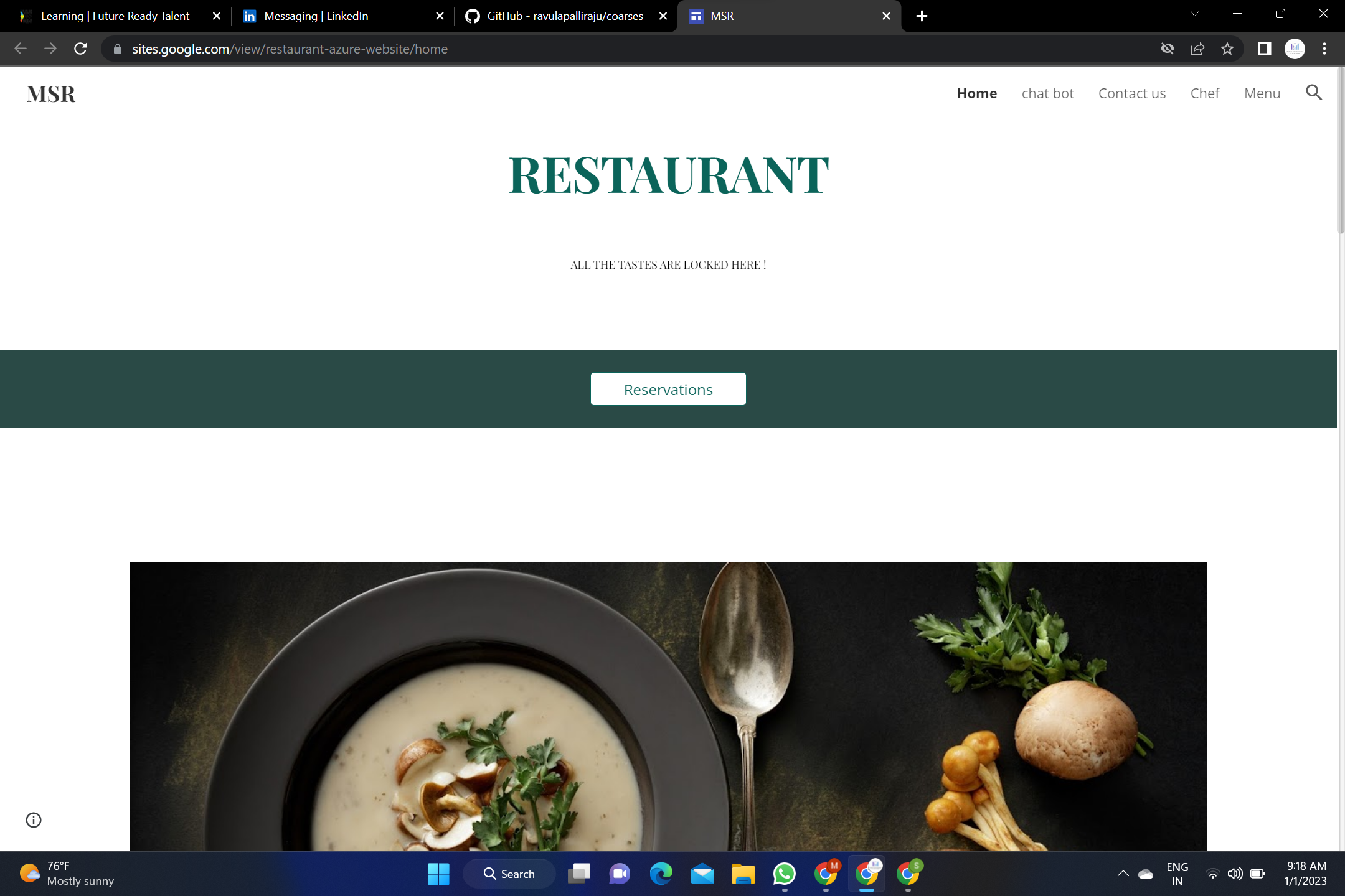 GitHub - Midhunsai07/restaurant