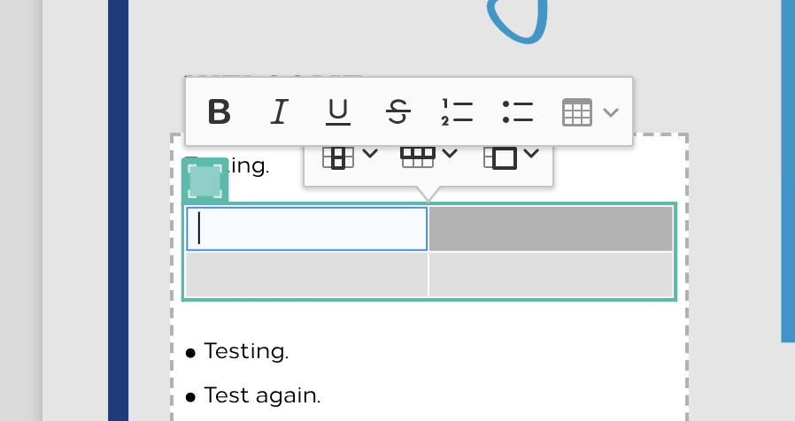 InlineEditor Toolbar balloon overlaps Table widget toolbar balloon when ...