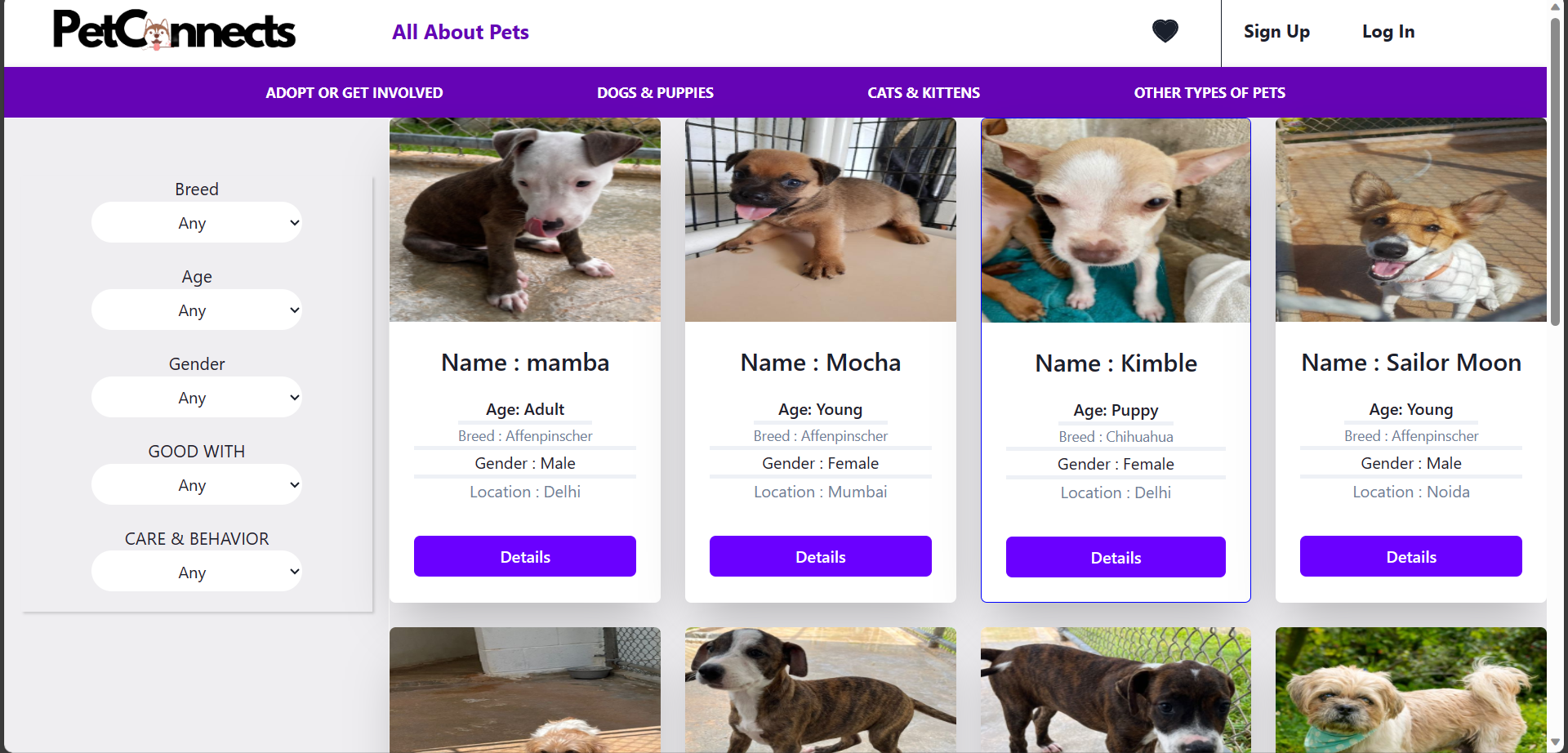 github-abhishekraskar-petfinder-clone-at-pet-connects-we-re