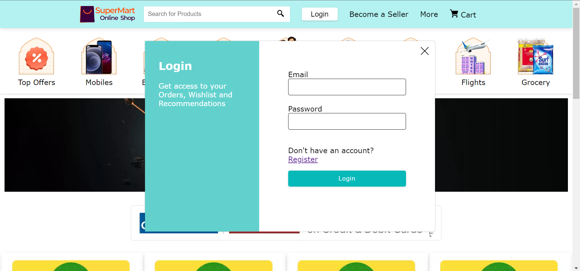 GitHub - mujaheed13/super-mart: An e-commerce website, clone of ...