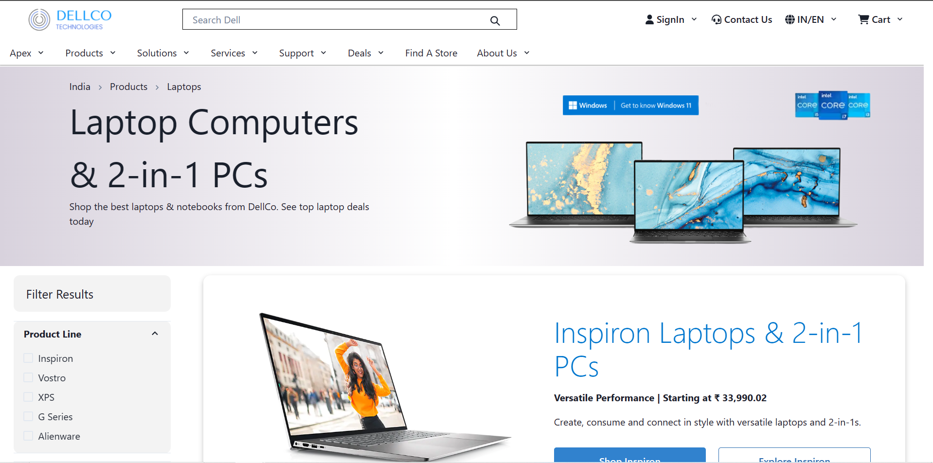 homepage