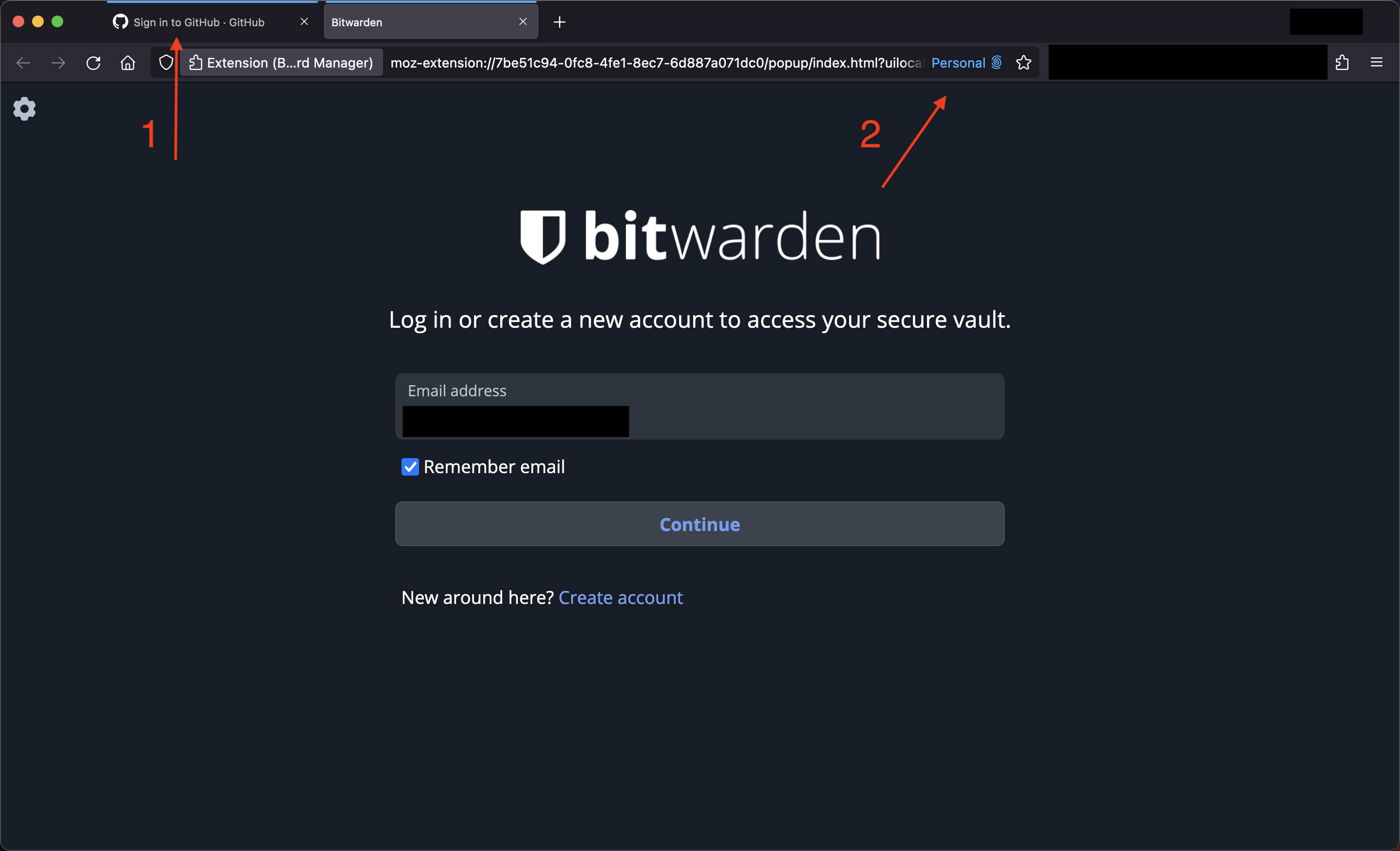 [Bug][Firefox] Using the autofill shortcut when the extension is