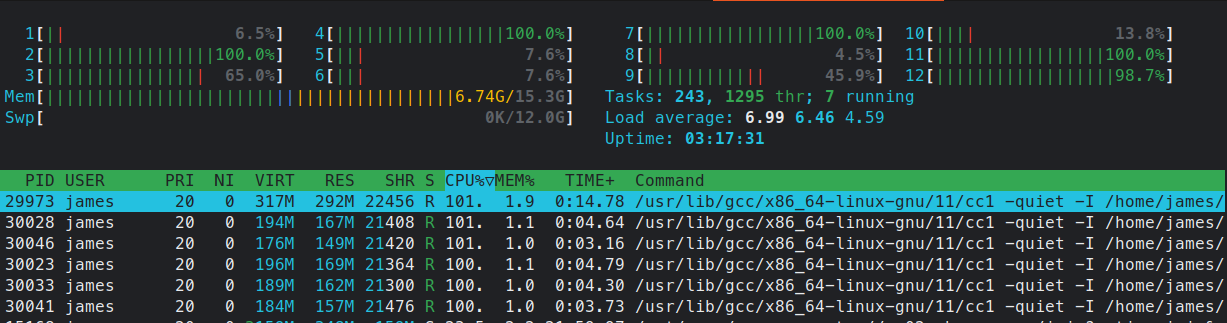 [Bug] Discrepancy Between Proc List and CPU · Issue #861 · ClementTsang ...