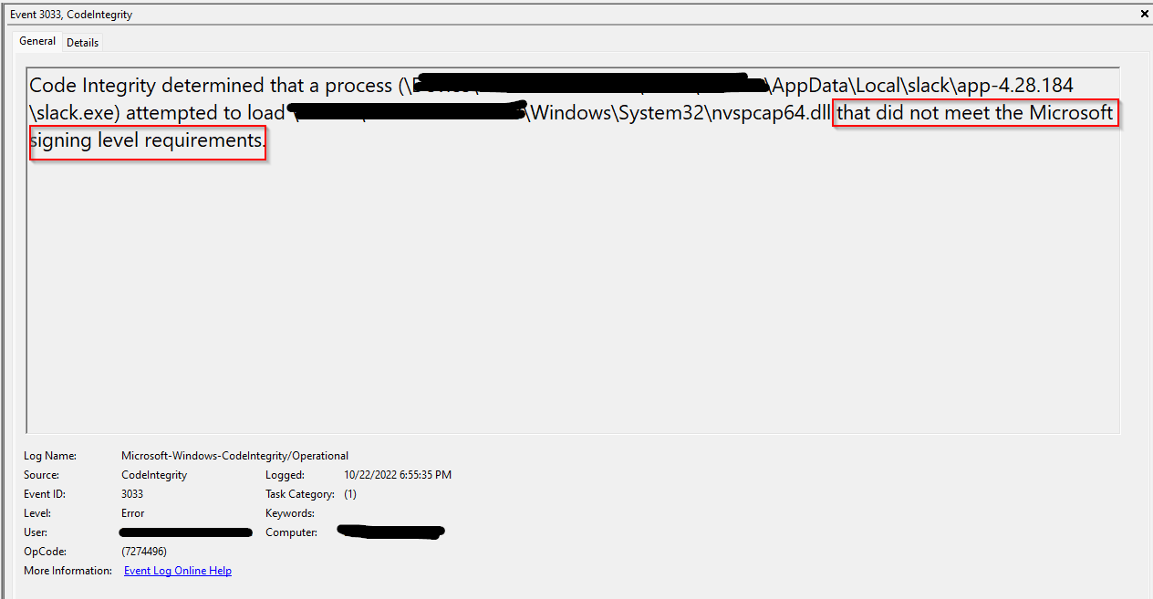 Need help with this rule rules/windows/builtin/code_integrity/win