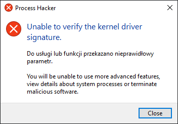 Kernel driver not loading on Windows Release Preview (21H2) · Issue ...