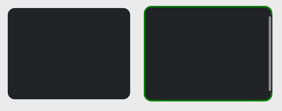 It looks weird to add a border color of width 2 in `CTkScrollableFrame ...