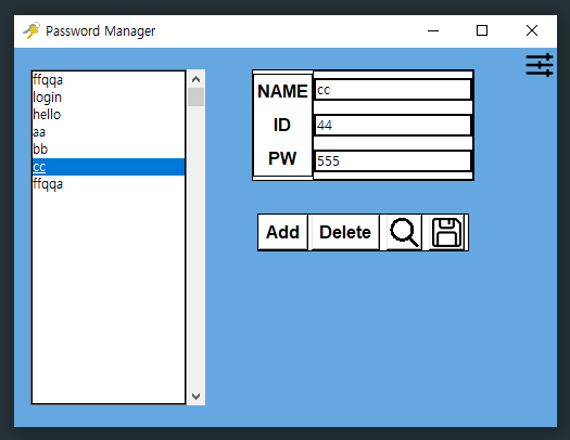 GitHub - LimSeungW/Password_Manager