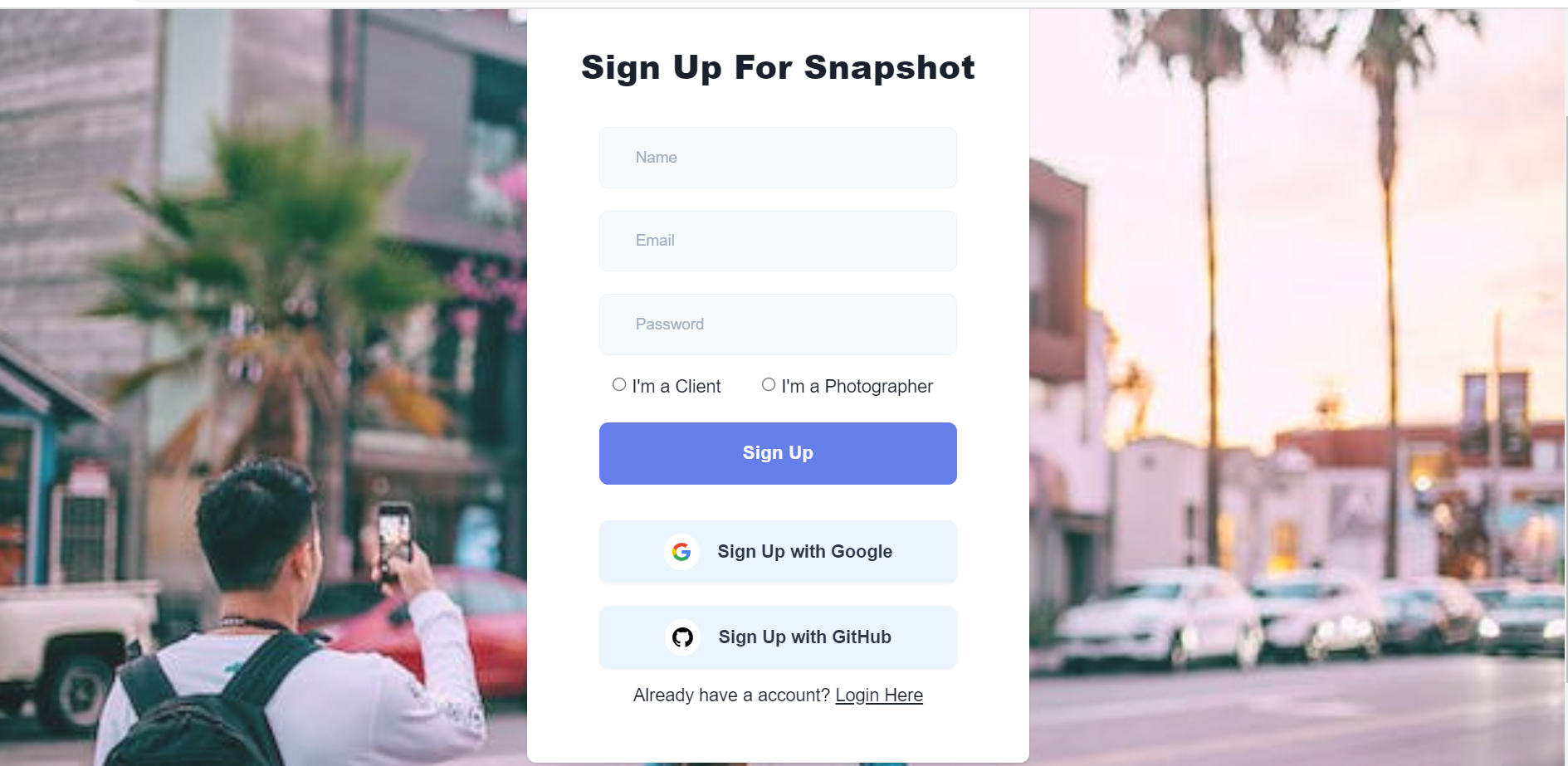GitHub anshumapunia/PhotoShootApp Its a photoshoot application in