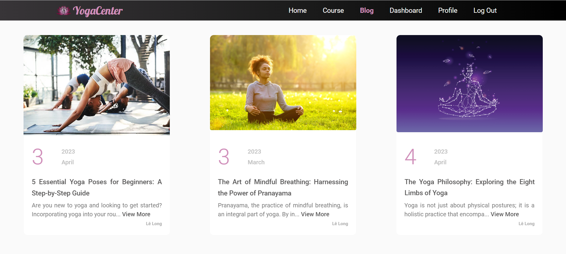 GitHub - Logbui/Yoga-Center: This is a website for Yoga Course. · GitHub