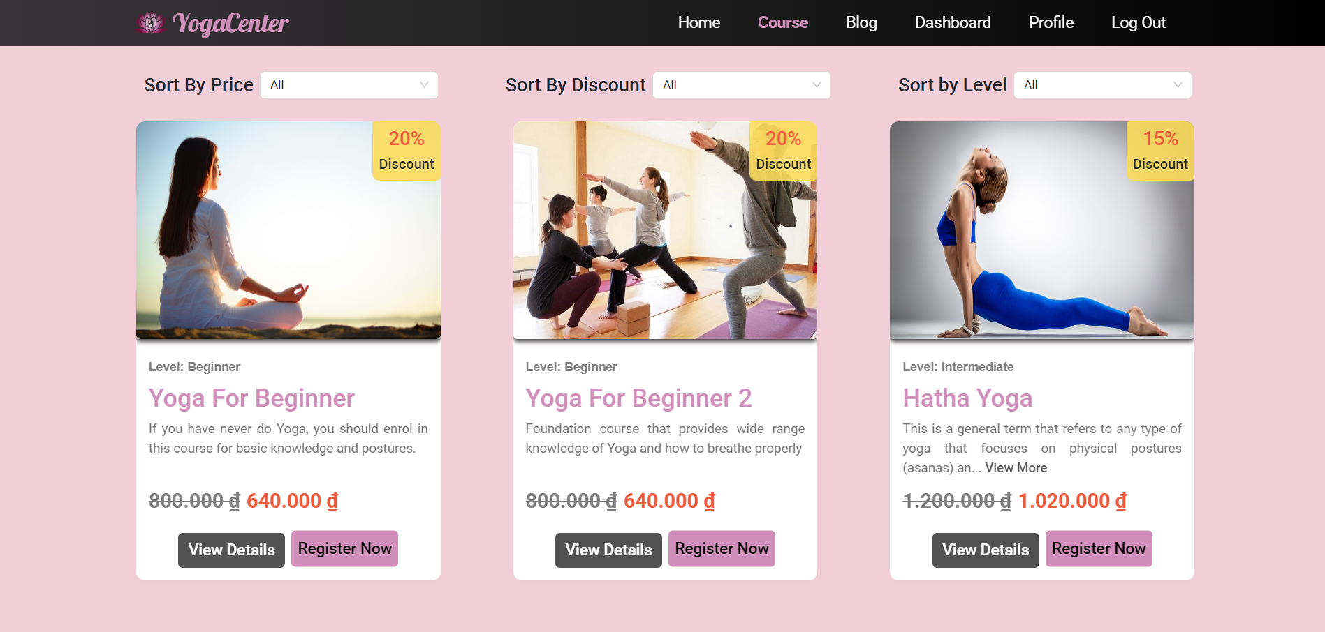 GitHub - Logbui/Yoga-Center: This is a website for Yoga Course. · GitHub