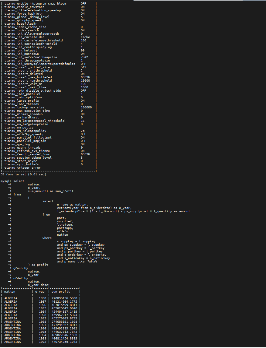 bug: Query result set error，TPCH(10G) Q9 · Issue #1100 · stoneatom ...
