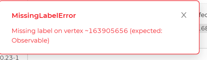 [Bug] TheHive 5 - Could not delete Alerts, Error Missing label on ...