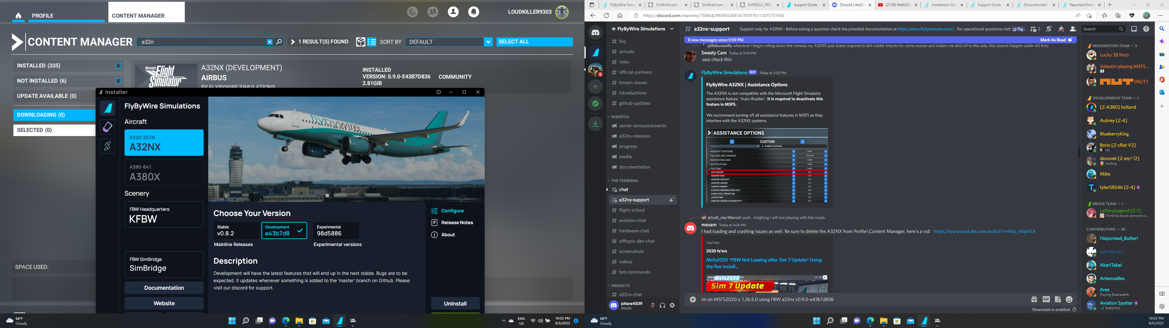 Infinite Load then Crash · Issue #7475 · flybywiresim/aircraft · GitHub