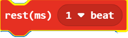 rest 1 beat