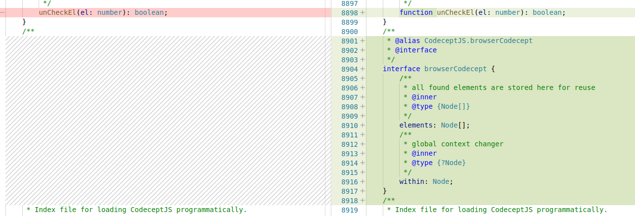 Fix generating types by lemnis · Pull Request #2027 · codeceptjs ...