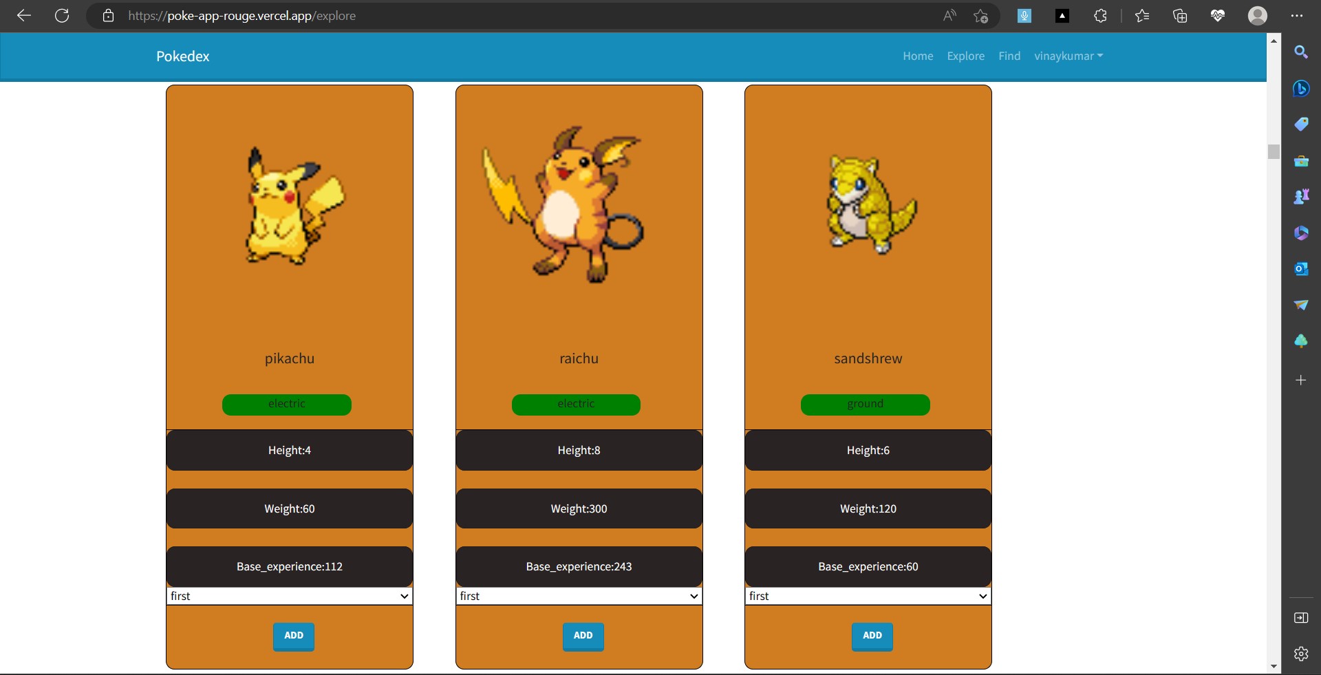 GitHub - vinaykumarathikam/Pokedexproject: A MERN Stack appplication ...