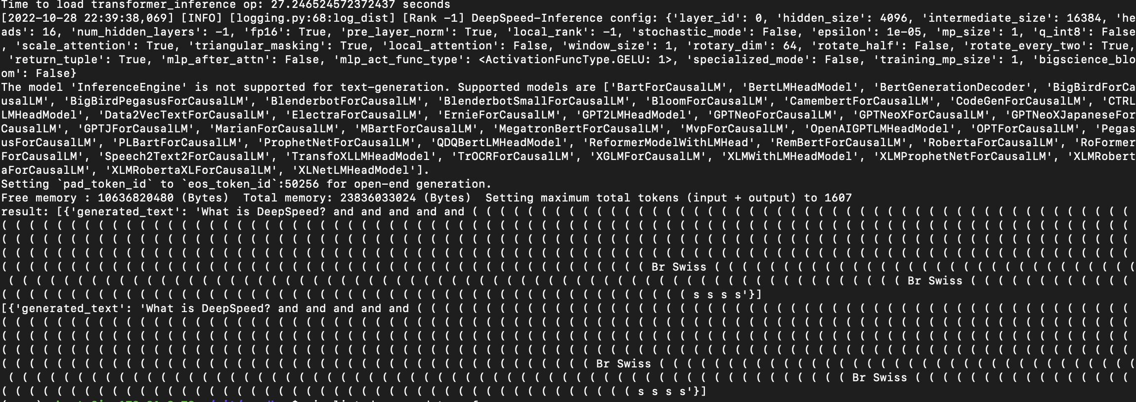 [BUG] DeepSpeed Inference breaks when initializing GPT-J-6B HuggingFace ...