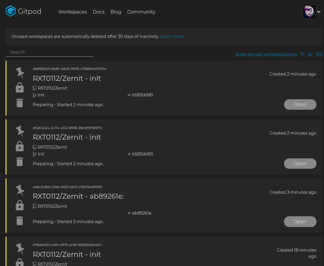 bricked workspace due to the interactive shell · Issue #1171 · gitpod ...