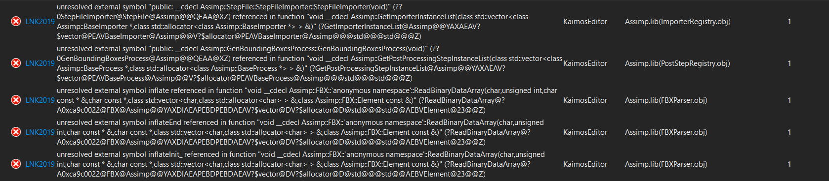Question/Explanation: Solving Linker Errors when Building with Premake ...